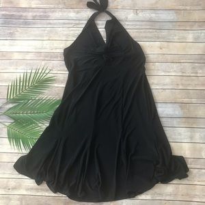 Evan Picone Black Halter Dress
